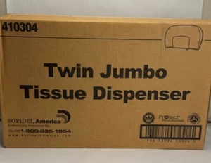 Sofidel 9" Twin Jumbo Tissue Dispenser JT209-05-2514 Black Brand New! - Picture 1 of 4