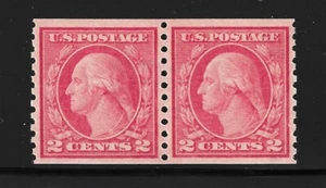 US Scott #454 MNH VF/XF 2c Par Rojo Con Certificado PF - Imagen 1 de 2