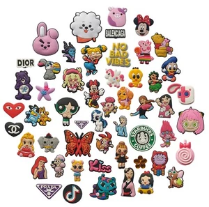 Girls Croc Charms 20pcs Mega Value Bundle Random Mix - Picture 1 of 2