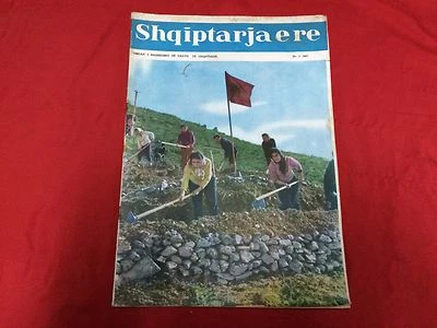 ALBANIA MAGAZINE SHQIPTARJA E RE 1967 COMMUNIST ERA NEW ALBANIA SOCIALISM #013 - Image 1 of 4