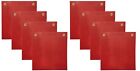 (8 Pack) Oversize Load Traffic Safety Flags Warning Signs - 18 X 18 - Red - Mesh