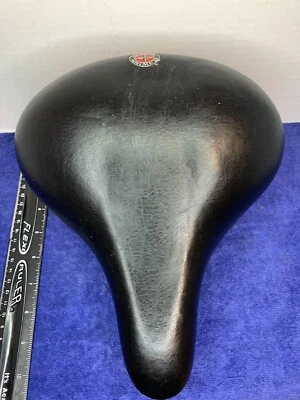 Asiento de bicicleta Schwinn Cionlli sillín acolchado resortes cómodos 9" ancho 10” largo negro Foto 1 de 4