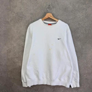 Vintage Nike Sweatshirt Herren Gr. XXl Weiß Pullover Y2K - Bild 1 von 4