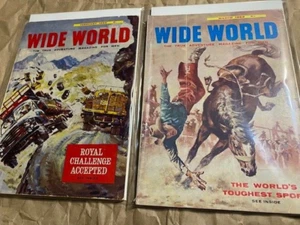 Wide World Adventure Magazine for Men - February & March 1962 - Two Issues - Picture 1 of 6