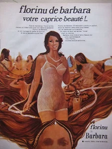 PRESSEWERBUNG 1972 - FLORINU DE BARBARA NACKT UND GEPFLEGT - ADVERTISING - Bild 1 von 1