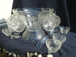 Vintage Design 27pc Punch Set by Anchorglass - Picture 1 of 9