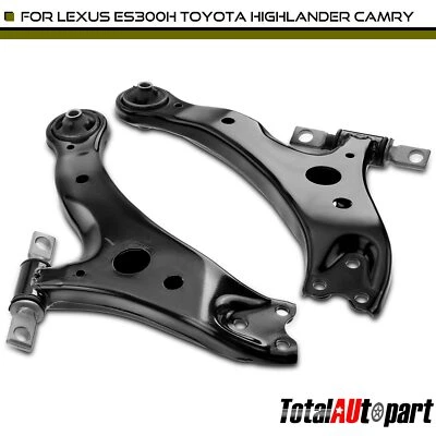 2 件控制臂组件适用于丰田凯美瑞 Solara Highlander 雷克萨斯前下部 — 第 1/4 张图片