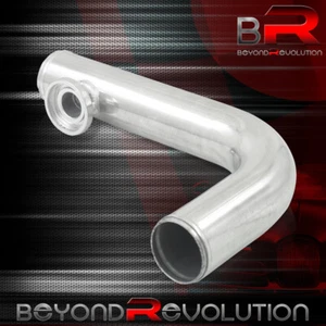 63.5MM 90 Degree Elbow Aluminum Piping Turbo SQV SSQV Flange BOV Adapter Pipe SL - Picture 1 of 3