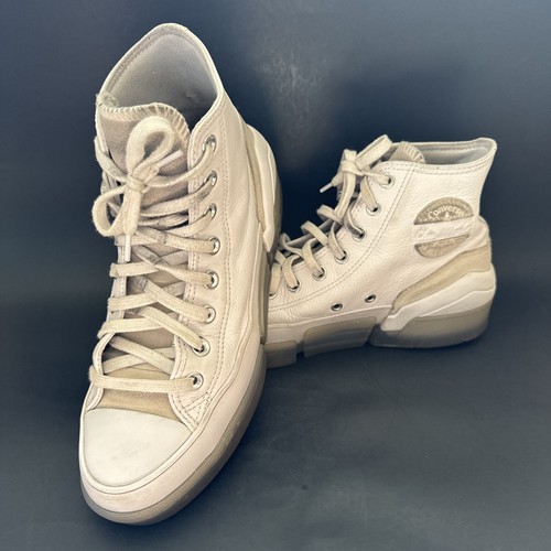 Converse CPX70 HIGH TOP 567170C BIANCO BIANCO GRIGIO Donna 9 EU 40 Pelle