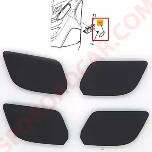 Cubierta de manija de puerta interior 4 piezas piezas piezas originales para GM Chevrolet Trax 2013-2015 - Imagen 1 de 4