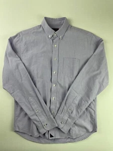 Untuckit Freizeit Button Down Hemd Herren Small Blau Langarm - Bild 1 von 9