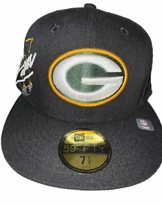 Green Bay Packers NFL New Era 59Fifty Fitted 7 1/2 Size Cap - Picture 1 of 7