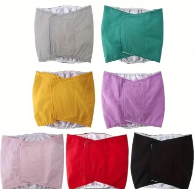 Hundewindeln für Rüde  Welpentrainig Inkontinenz Dicke Einlage Bunte  Farben - Bild 1 von 4