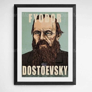 Impresión de Fyodor Dostoevsky, Los hermanos Karamazov, Crimen y castigo, añade cita - Imagen 1 de 7