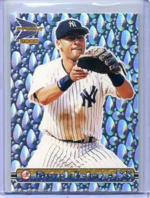 DEREK JETER 2000 Pacific Prism DROPS of SILVER - 1 OF 799 MADE - YANKEES - Image 1 of 2