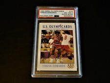 Teresa Edwards 1992 Impel Olympicards Autographed HOF Rookie Card RC USA PSA/DNA
