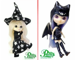 Set 2 Mini Pullip doll Halloween Outfit 2007 Dido black vampire + Witch - Imagen 1 de 5