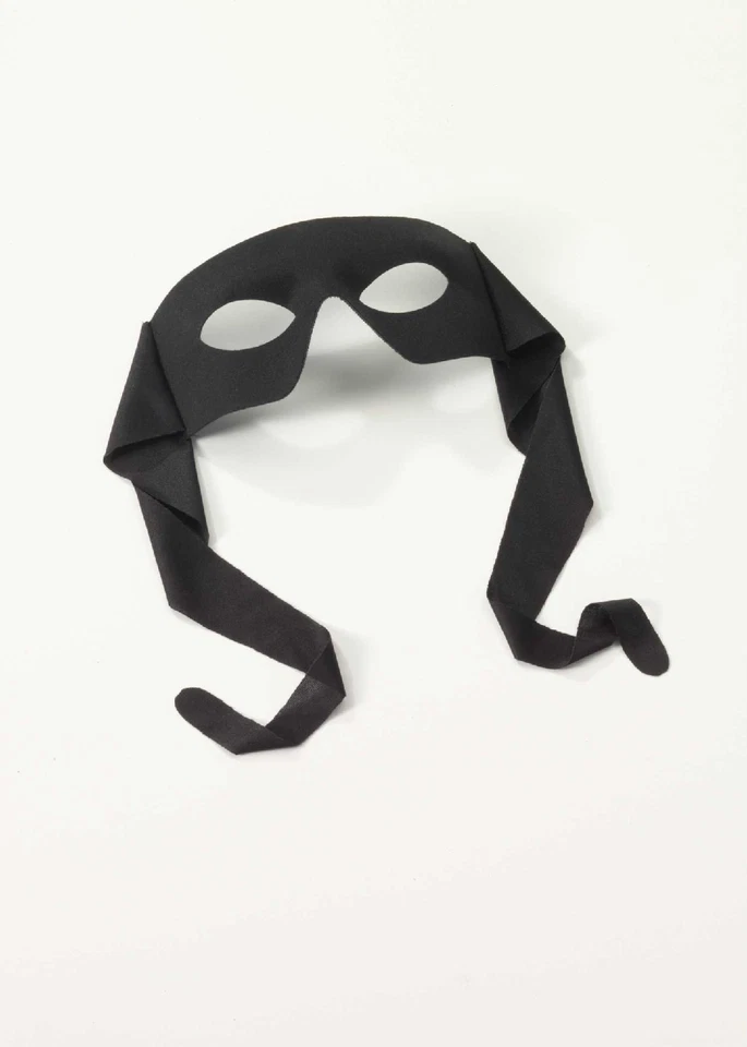ADULT ZORRO BANDIT NINJA TURTLES SUPERHERO HERO MASK MARDI GRAS COSTUME EYE MASK - Image 1 of 1