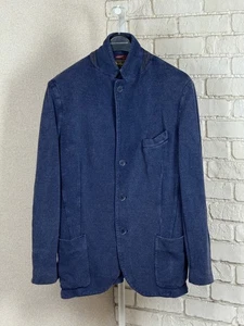 Sportlicher Blazer Sakko Herren LORO PIANA Blau Seide Größe 54 - Bild 1 von 24