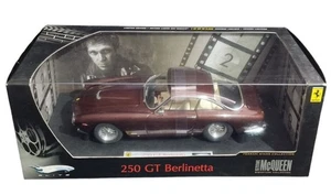 Autos: Maßstab 1:18 Steve McQueen's Ferrari 250 GT Berlinetta Modell von Mattel - Bild 1 von 12