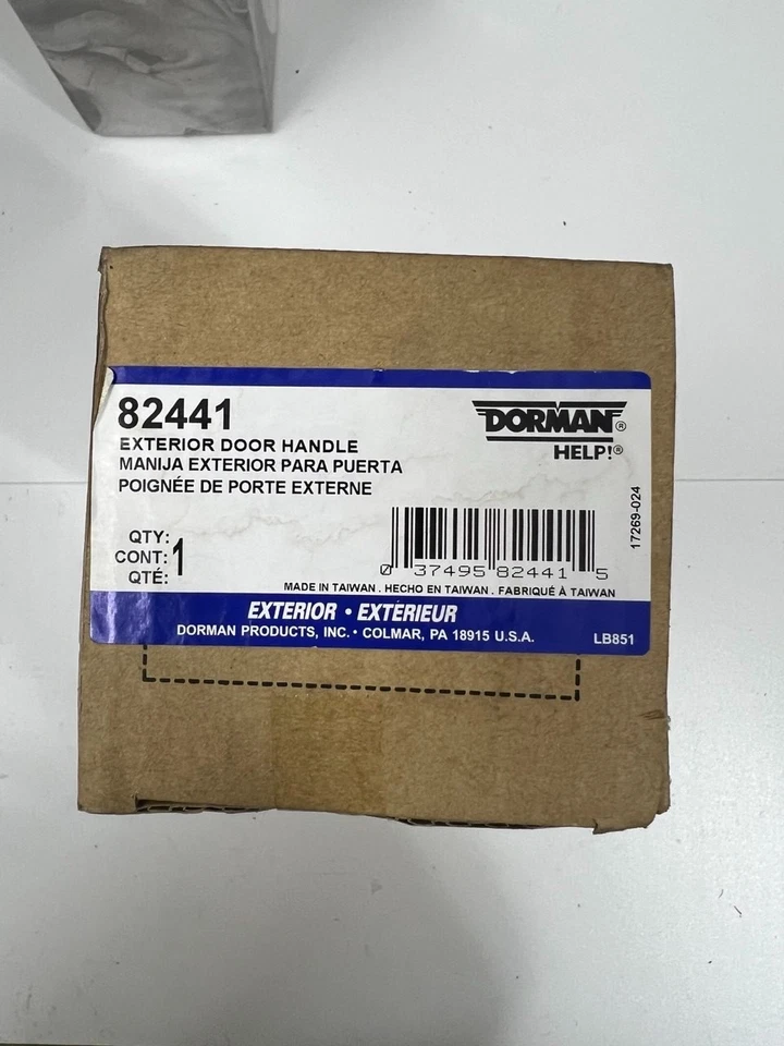 Dorman 82441 Exterior Door Handle Rear Right Textured Black fits Mazda MPV Foto 1 de 4