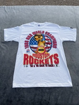 Camisa De Colección 1995 Houston Rockets Starter Campeones del Mundo “Back To Back” (M) Foto 1 de 4