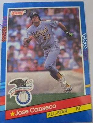 1991 Donruss Jose Canseco - Image 1 of 2