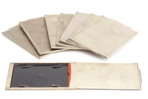 8x Nickel Film Holder 10x14cm Planfilmkassette #80951 - Picture 1 of 2