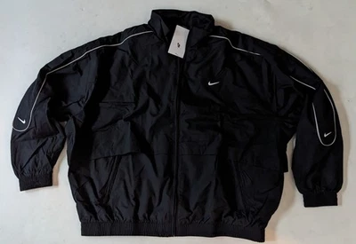 Nike Solo Swoosh Oversized Track FB8622 010 mens jacket sz XL  Brand New $145 - Image 1 of 4