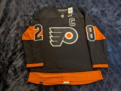 Adidas Philadelphia Flyers Claude Giroux NHL Hockey Jersey Size 50/Medium - Image 1 of 4
