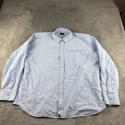 UNTUCKit Button Up Dress Shirt Mens 3XL Blue 100% Cotton - Image 1 of 4