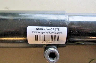 Grabar-A-Crete Barracuda - Herramienta de grabadora eléctrica de hormigón Foto 1 de 4