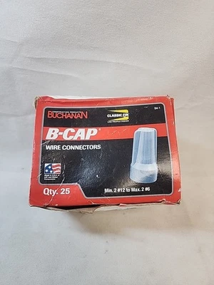 Buchanan B4-1 B-Cap Wire Connector (Min 2#12 to Max 2#6) - 25 Pack - Image 1 of 4
