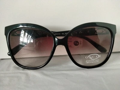 Oscar De La Renta 01322WM Sunglasses Black 57-15-145 - Image 1 of 4
