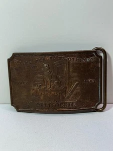 WELLS FARGO & COMPANY CALIFORNIA - TIFFANY & CO. HEBILLA DE CINTURÓN DE LATÓN - Imagen 1 de 6