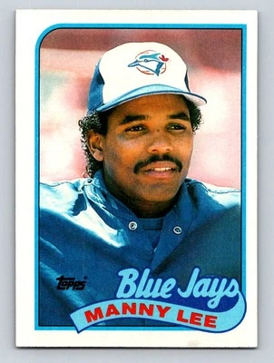 1989 Topps #371 Manny Lee Toronto Blue Jays - Image 1 of 2