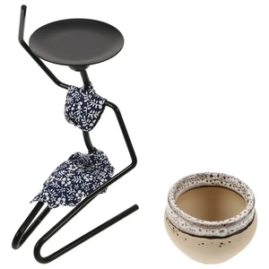 1 Set Flower Rack Succulent Pot Home Desktop Succulent Planter Flower Container - Picture 1 of 12