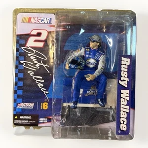 NASCAR RUSTY WALLACE # 2 ACTIONFIGUR 2005 SERIE 6 Neu im Karton - Bild 1 von 8