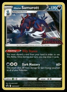 Hisuian Samurott NM SWSH207 SWSH: Sword & Shield Promo Cards Pokemon Card - Picture 1 of 2