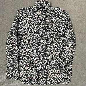 Phix Hemd Herren klein bunt grün Blumen Blumen Langarm Knopfleiste - Bild 1 von 16