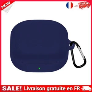 fr Étui pour casque sans fil en silicone pour Galaxy Buds 2 (bleu nuit) - Photo 1/9
