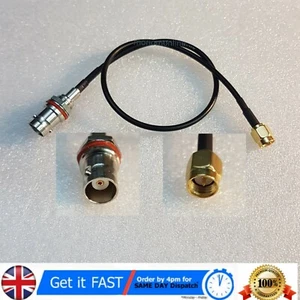 SMA Male to BNC Female Connector 30cm RG174 Adapter Antenna Signal Cable Lead - Picture 1 of 6