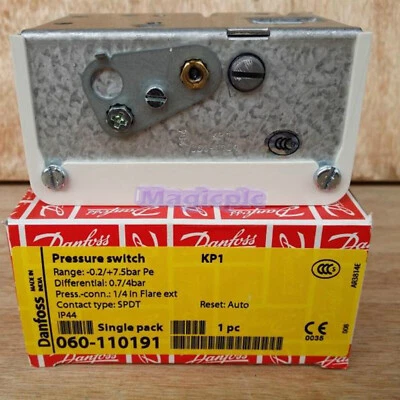1PCS DANFOSS KP1 060-110191 Pressure Switch New - Image 1 of 4