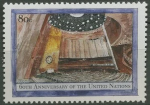 ONU Nueva York 2005 60 Años Naciones Unidas Sala de Sesiones 971 MNH. - Imagen 1 de 1