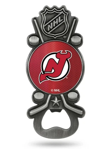 New Jersey Devils NHL Party Starter Magnetic Metal Bottle Opener Sports Fan Cover