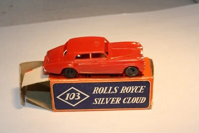 #44A 劳斯莱斯银云火柴盒塑料复印完好带盒香港 — 第 1/4 张图片