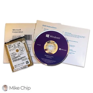 Windows 10 Pro 64bit Inglés Versión Completa Sellado de Fábrica Nuevo Paquete de DVD - Imagen 1 de 1