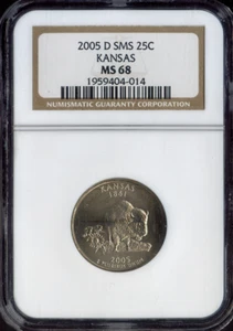 2005-D Kansas Quarter NGC MS68 SMS Quality - Picture 1 of 2