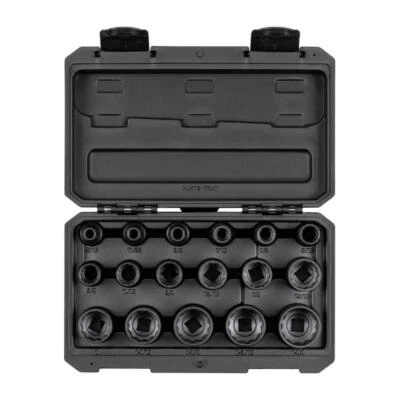 Tekton Impact Socket Set SAE 1/2 in. Drive 12-Point 17-Piece 5/16 - 1-1/4 in. - Image 1 of 4