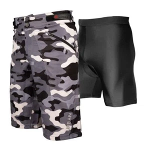 The Shredder Youth Camo - Jugend MTB Off Road Radhose mit gepolstertem Unterhemd - Bild 1 von 24